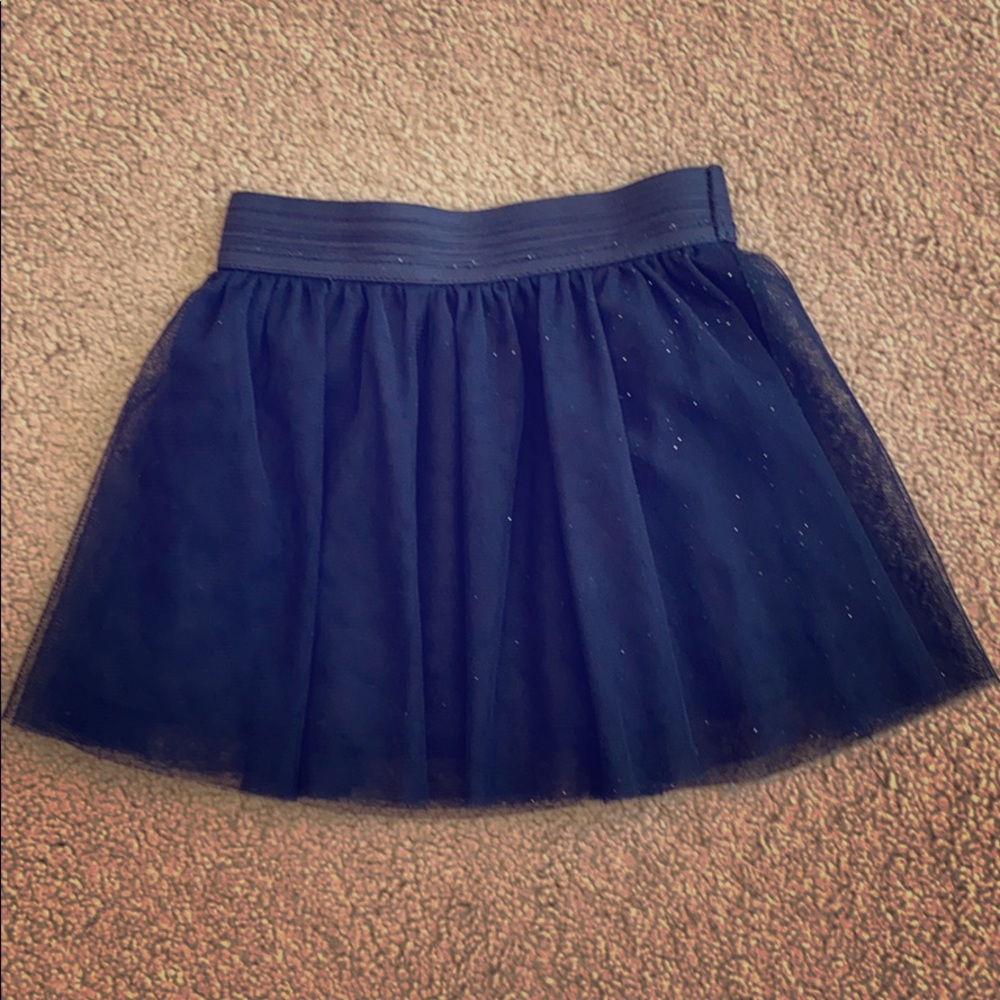 Black tutu tulle skirt
